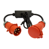 3 Phase Leakage Adaptor 5 Star 16A Closed