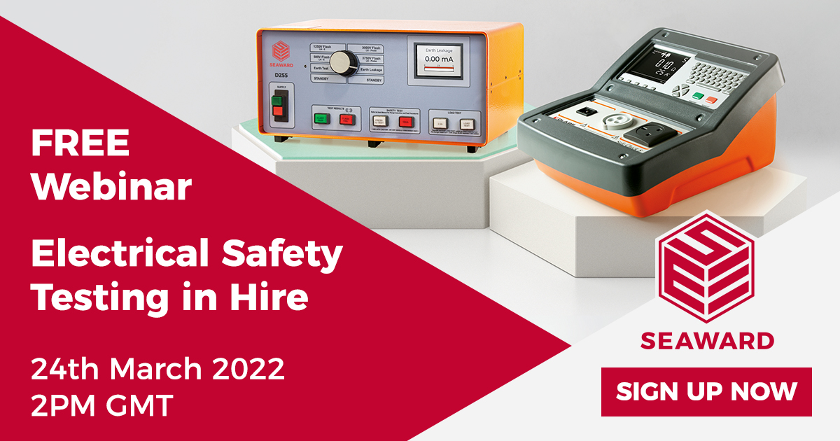 Electrical Safety Testing in Hire inar Seaward