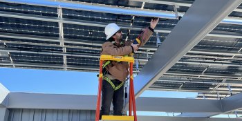 Ensuring Solar Efficiency: 8MSolar uses Seaward PV210 for IV curve tracing at Wake Tech's East Campus.